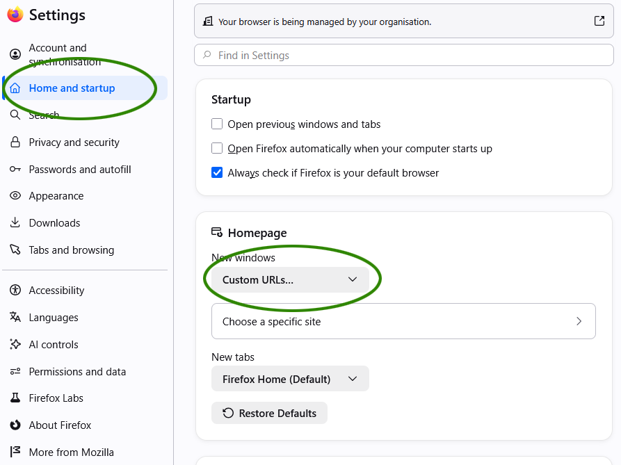 Chrome instructions step 2